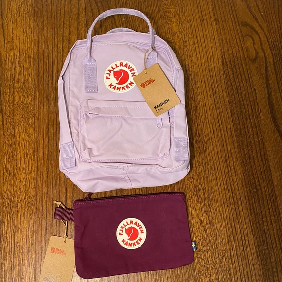 Fjallraven Handbags - NEW 2 piece set Fjallraven Kanken MINI backpack & gear Kanken gear pocket NWT